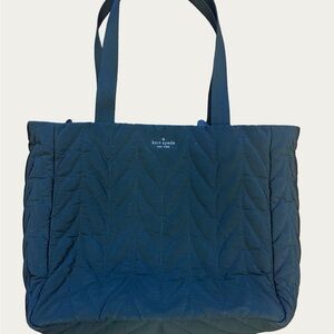 Kate Spade Black Quilted Nylon Tote